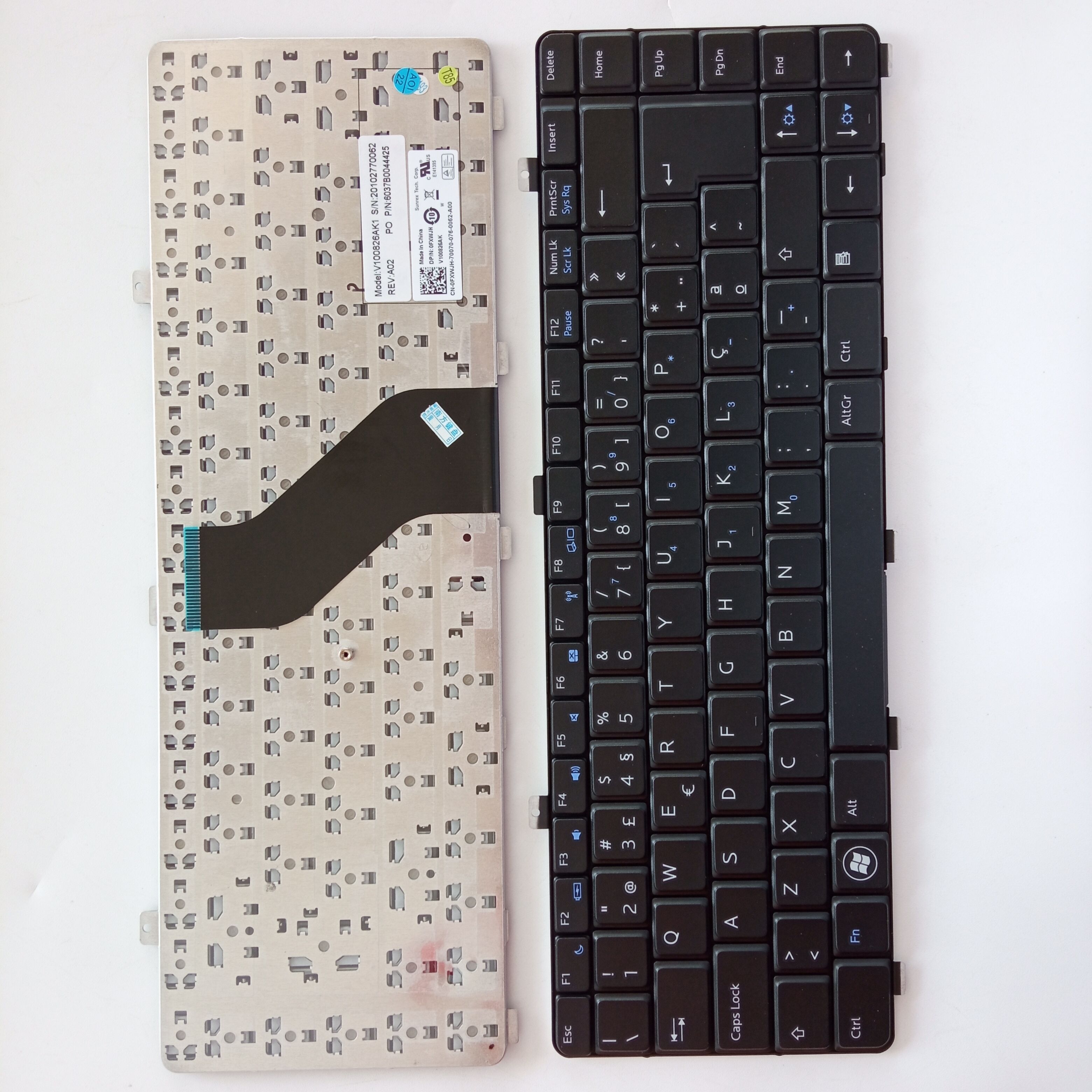 Picture of New Replacement Laptop Keyboard For DELL V13 BLACK PO Layout